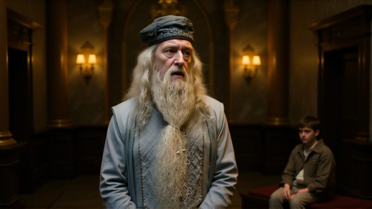 John Lithgow Spotted as Dumbledore in HBO Harry Potter Set Photos
